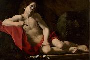 CARACCIOLO, Giovanni Battista The Young Saint John in the Wilderness Spain oil painting artist